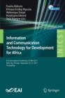 Image for Information and Communication Technology for Development for Africa : First International Conference, ICT4DA 2017, Bahir Dar, Ethiopia, September 25–27, 2017, Proceedings