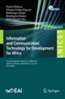 Image for Information and communication technology for development for Africa: first International Conference, ICT4DA 2017, Bahir Dar, Ethiopia, September 25-27, 2017, proceedings