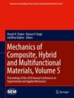 Image for Mechanics of Composite, Hybrid and Multifunctional Materials.: Proceedings of the 2018 Annual Conference on Experimental and Applied Mechanics