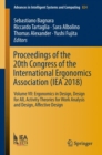 Image for Proceedings of the 20th Congress of the International Ergonomics Association (IEA 2018) : Volume VII: Ergonomics in Design, Design for All, Activity Theories for Work Analysis and Design, Affective De
