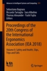 Image for Proceedings of the 20th Congress of the International Ergonomics Association (IEA 2018) : Volume II: Safety and Health, Slips, Trips and Falls