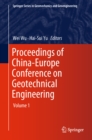 Image for Proceedings of China-europe Conference On Geotechnical Engineering.