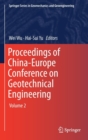 Image for Proceedings of China-Europe Conference on Geotechnical Engineering
