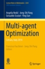 Image for Multi-agent optimization  : Cetraro, Italy 2014