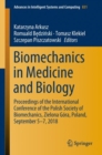 Image for Biomechanics in Medicine and Biology : Proceedings of the International Conference of the Polish Society of Biomechanics, Zielona Gora, Poland, September 5-7, 2018