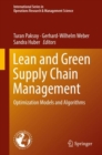 Image for Lean and Green Supply Chain Management: Optimization Models and Algorithms.