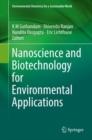 Image for Nanoscience and biotechnology for environmental applications