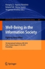 Image for Well-being in the information society: fighting inequalities : 7th International Conference, WIS 2018, Turku, Finland, August 27-29, 2018, Proceedings