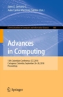 Image for Advances in Computing: 13th Colombian Conference, Ccc 2018, Cartagena, Colombia, September 26-28, 2018, Proceedings : 885