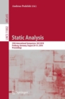 Image for Static analysis: 25th International Symposium, SAS 2018, Freiburg, Germany, August 29-31, 2018, Proceedings