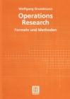 Image for Operations Research: Formeln und Methoden