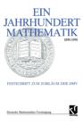 Image for Ein Jahrhundert Mathematik 1890 – 1990