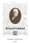 Image for Richard Dedekind 1831-1981: Eine Wurdigung Zu Seinem 150. Geburtstag