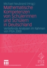 Image for Mathematische Kompetenzen von Schulerinnen und Schulern in Deutschland: Vertiefende Analysen im Rahmen von PISA 2000