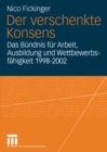 Image for Der verschenkte Konsens: Das Bundnis fur Arbeit, Ausbildung und Wettbewerbsfahigkeit 1998-2002: Motivation, Rahmenbedingungen und Erfolge