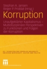 Image for Korruption: Unaufgeklarter Kapitalismus - Multidisziplinare Perspektiven zu Funktionen und Folgen der Korruption