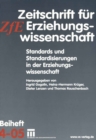 Image for Standards und Standardisierungen in der Erziehungswissenschaft: Zeitschrift fur Erziehungswissenschaft. Beiheft 4/2005 : 4