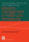 Image for Wissensmanagement in Politik und Verwaltung