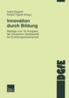 Image for Innovation durch Bildung: Beitrage zum 18. Kongress der Deutschen Gesellschaft fur Erziehungswissenschaft