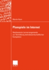 Image for Planspiele Im Internet: Netzbasierte Lernarrangements Zur Vermittlung Betriebswirtschaftlicher Kompetenz