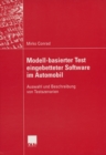 Image for Modell-basierter Test Eingebetteter Software Im Automobil: Auswahl Und Beschreibung Von Testszenarien