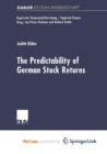Image for The Predictabilty of German Stock Returns