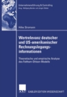 Image for Wertrelevanz deutscher und US-amerikanischer Rechnungslegungsinformationen: Theoretische und empirische Analyse des Feltham-Ohlson-Modells