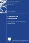 Image for Contractor-led Procurement: An Investigation of Circumstances and Consequences