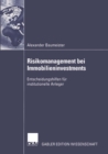 Image for Risikomanagement Bei Immobilieninvestments: Entscheidungshilfen Fur Institutionelle Anleger