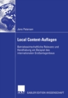 Image for Local Content-Auflagen: Betriebswirtschaftliche Relevanz und Handhabung am Beispiel des internationalen Groanlagenbaus