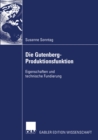 Image for Die Gutenberg-Produktionsfunktion: Eigenschaften und technische Fundierung