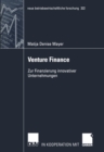 Image for Venture Finance: Zur Finanzierung innovativer Unternehmungen