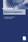 Image for Konzernmanagement: Corporate Governance Und Kapitalmarkt