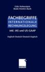 Image for Fachbegriffe Internationale Rechnungslegung/Glossary of international accounting terms