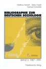 Image for Bibliographie zur deutschen Soziologie: Band 3: 1987 - 1991