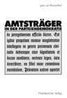 Image for Amtstrager in der Parteiendemokratie