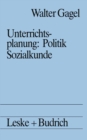 Image for Unterrichtsplanung: Politik/Sozialkunde: Studienbuch politische Didaktik II.