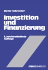 Image for Investition Und Finanzierung: Lehrbuch Der Investitions-, Finanzierungs- Und Ungewiheitstheorie