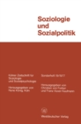 Image for Soziologie und Sozialpolitik