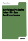 Image for Betriebswirtschaftslehre fur den Bankkaufmann