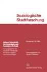 Image for Soziologische Stadtforschung