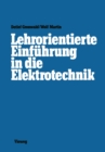 Image for Lehrorientierte Einfuhrung in die Elektrotechnik