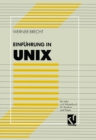 Image for Einfuhrung in UNIX: Ein Lehr- und Arbeitsbuch fur Studium und Praxis