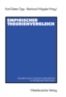 Image for Empirischer Theorienvergleich: Erklarungen sozialen Verhaltens in Problemsituationen