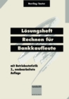Image for Losungsheft Rechnen fur Bankkaufleute