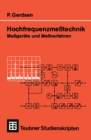 Image for Hochfrequenzmetechnik: Megerate und Meverfahren