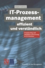 Image for IT-Prozessmanagement effizient und verstandlich: Projekterfolg und Qualitatsverbesserung in 24 Schritten