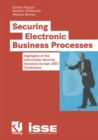 Image for Securing Electronic Business Processes: Highlights of the Information Security Solutions Europe 2003 Conference