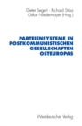 Image for Parteiensysteme in postkommunistischen Gesellschaften Osteuropas