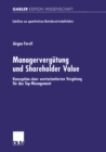 Image for Managervergutung und Shareholder Value: Konzeption einer wertorientierten Vergutung fur das Top-Management